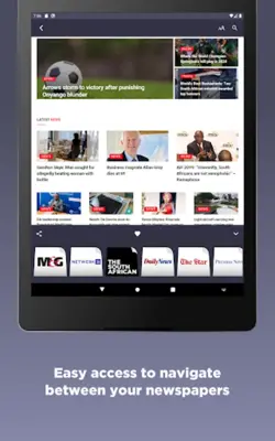 South African Newspapers android App screenshot 0