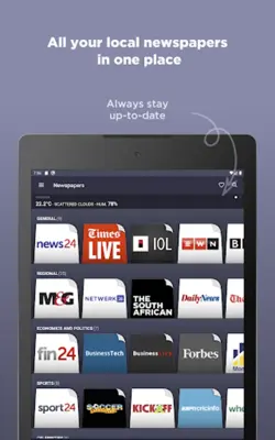 South African Newspapers android App screenshot 2